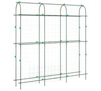 vidaXL Garden Trellis for Climbing Plants U-Shape Climbing Plant Support Steel