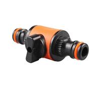 Garden Tube Connector - Water Flexible Tube Adapter, Irrigation Fittings, Double Way Quick Connector | Interception Valve for Water Tube, Connected Accessory