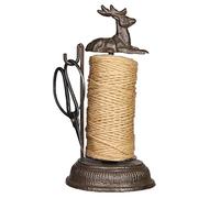Garden Twine Dispenser Cast Iron Stag Garden String Holder with Scissors