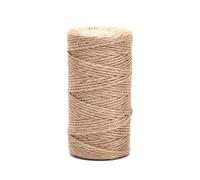 Garden Twine Hemp Rope 30m/80m/100m/300m Handmade Linen Cord Twisted Burlap Jute Twine String DIY Craft Decor