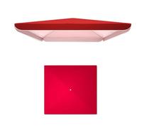Garden Umbrella Cover 2x2m & 2.5x3.2m UPF 30+ Protection Waterproof Red Canopy Durable Outdoor Umbrella Protection Square & Rectangular DesignT