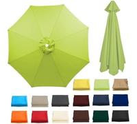 Garden Umbrella Cover Fits 23.5m Parasols 6/8 Ribs Weatherproof Ideal for Outdoor Beach and Patio Use Durable UV Resistant Easy to Clean