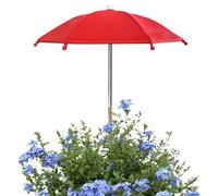Garden Umbrella For Plants, 27cm Wind Resistant Shade With Ground Stake