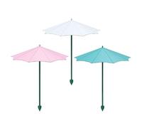 Garden Umbrella For Plants - 3 Pack 34x26.5cm PP Shade Covers | UV Protection Planter Umbrellas | Outdoor Sun Protection For Potted Plants, Flower Beds, Balcony, Patio, Yard & Nursery