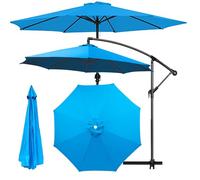 Garden Umbrella Replacement Canopy 3.5m/11.5ft Waterproof, Fits 6/8 Ribs, Sunshade for 2m, 2.5m, 2.7m, Durable Outdoor Patio Cover, UV Protection