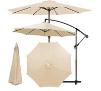 Garden Umbrella Replacement Canopy, Waterproof Tarp for 6/8 Ribs, Fits 2m, 2.5m, 2.7m, 3.5m Umbrellas, Durable UV Protection, Easy to Install, Outdoor Patio Cover