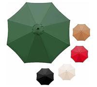 Garden Umbrella Replacement Cover 270cm/300cm 8 Ribs for Cantilever Umbrella Pool & Garden Use Green 9ft/270cm Durable & WeatherResistant Outdoor Protection