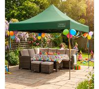 Garden Universe 3M X 3M Pop-Up Gazebo Weight 26Kg Heavy Duty Green Waterproof Commercial Grade Market Stall Gaz11-Green