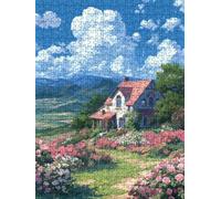 Garden Village Jigsaw Puzzles for Adults 3000, 3000 Piece Jigsaw Puzzles, Classic Educational Jigsaws, Impossible de Assemble Handmade, Challenging Puzzle, Fun Family Activities FNKL0-533