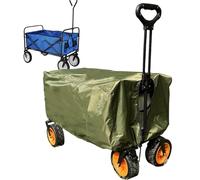 Garden Wagons Cover - Heavy Duty Cart Protector, Outdoor Utility Shield | Waterproof Folding Wag0n Cover with Dustproof Oxford Fabric Design, Rainproof Storage Protector for Foldable Hand Truck