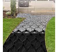 Garden Walkway Grid - 2 Inch Paver Base for Stone Gravel Soil Stabilizer for Slopes Paths Patios & Steep Driveways 2x7m (6.5x23ft) Mud Control Solution