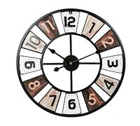 Garden Wall Clock 24Inch Retro Large Garden Clock Silent Quartz Wall Clock Decoration Outside Waterproof Outdoor Clock ?for Patio Pool Fence