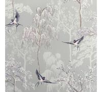 Garden Wallpaper Arthouse Grey One Size