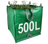 Garden Waste Bags - 500 Litre - 1 to 10 Sacks - PREMIUM GRADE - Industrial Fabric and Handles - Heavy Duty Garden/Green Waste Sacks (1)