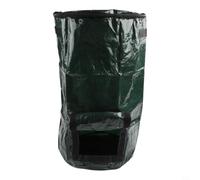 Garden Waste Bags, Reusable Compost Bin with Lid for
