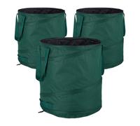 Garden waste bags UV-resistant 3-pack garden refuse sacks reusable garden sacks