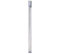Garden Water Column 60 cm Stainless Steel Round with Tap, Hook and Base, Watering System Connector, Suitable for Lawn Watering, Patio, Greenhouse and Sprinkler