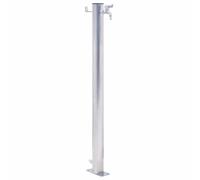 Garden Water Column 60cm Stainless Steel Outdoor Faucet Hose Hook Base GroundFix