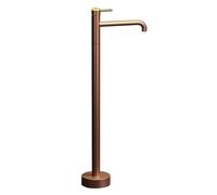 Garden Water Column Outdoor Faucet Copper Material Integrated Hot & Cold Water Ideal for Bathrooms Villas B&Bs Stylish Red Finish