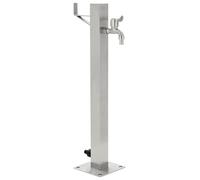 Garden Water Column Stainless Steel Square 65cm Watering Irrigation vidaXL