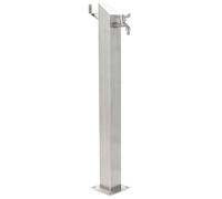 Garden Water Column Stainless Steel Square 95cm Watering Irrigation vidaXL