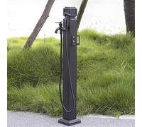 Garden Water Column,Water Column Garden,With Extend The Water Gun Hose,Antifreeze Water Column,Courtyard Column Outdoor Faucet,Garden Water Dispenser,Stainless Steel Outdoor G，Black 95cm/37.4in