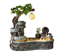 Garden Water Fountain- Indoor Outdoor Floor Standing Fountain Waterfall, Outdoor Fountains Garden for Garden Patio Backyard Porch Home Art Decor Decor(132 * 68 * 130CM)