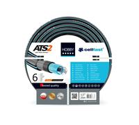 Cellfast Garden Hose Hobby ATS2 3/4'' 25m, Flexible 6-Layer Hose, Double Braid with Cross and Tricot Fabric, 30 Bar Burst Pressure, 16-220