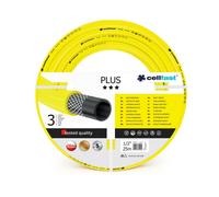 Cellfast Garden Hose PLUS 3/4” 25m, Flexible and Three-layer Hose, Resistance to UV, Internal Part Resistant to Algae, 10-220