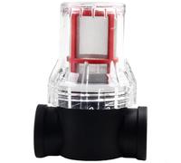Garden Water Pump Protection Filter Washable Mesh Cartridge Inline Installation Debris Strainer Fits 2cm 3cm 4cm Female Thread Pipeline Irrigation Black Transparent Plastic(C)