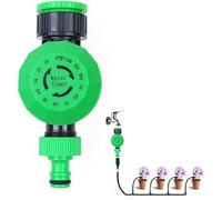 Garden Water Timer, Automatic Irrigation Controller with 2-120 minutes Duration for Efficient Watering of Lawns, Greenhouses and Balcony Gardens