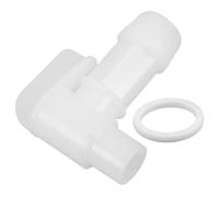 Garden Watering Barrel Spigot 3/4 Npt Plastic White