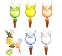 Garden Watering Spikes | Irrigation Stakes for Flowers - Long-lasting Flower-Shaped Watering Spikes for Backyard Lawn Flowerbed Vegetable Garden Outdoor Nursery Cactus Greenhouse