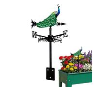 Garden Weathervane Decor,Decorative Wind Direction Indicator,Weather Vane Sculpture - for Garden Patio Courtyard Farmhouse Villa Housetop Park