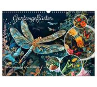 Garden whispers - Animal visitors in the abundance of flowers UK-Version (Wall Calendar 2026 DIN A3 Landscape), CALVENDO 12 Month Wall Calendar