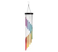 Garden Wind Chimes - 23.6 Inch Hanging Ornament, Precision Tuned Alloy Pipes, Weather Resistant Finish, Elegant Musical Tone Design | Terrace Decoration, Memorial TRIBUTEe, Home Entrance Styling