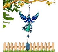 Garden Wind Chimes,Angel Ornaments - Loud Relaxing Sound Figure With Wings Ornament for Meditation Spring Patio Porch Balcony Yard Courtyard Home
