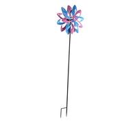 Garden Wind Spinner Double Layer Metal Windmill Spinners for Outdoor Yard Lawn Decoration