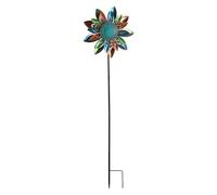 Garden Wind Spinners - Metal Sunflower Windmill | Garden Wind Spinner for Outside,for Backyard Pathway Porch Balcony Flower Pot Housewarming Birthday Party