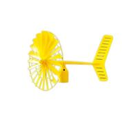 Garden Windmill Ornament Spinner Tail Vane Profile 11.03, Yellow