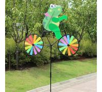 Garden Windmill Spinner 3D Bee Design for Outdoor Decoration Yard Ornament Balcony Viewing Camping Picnic Tent Decor Foldable Wind Spinner(4#)