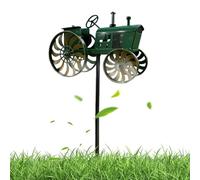 Garden Windmill - with Rotating Wheels,Tractor Windmill Stake With Rotating Wheels,for Courtyard Patio Lawn Balcony Farm Countryside House Landscape