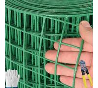Garden Wire Fence 1.2x20m, 3x3cm Mesh, 2mm Diameter, Ideal for Rabbit, Snake Enclosures & Poultry Pens, Welded Wire Fencing for Farm & Garden Use