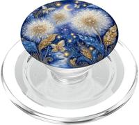 Garden with Dandelions and Butterflies Celestial Art PopSockets PopGrip for MagSafe