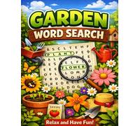 Garden Word Search for Adults: Relaxing Gardening Puzzles for Stress Relief, Fun & Mindfulness
