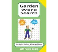 Garden Word Search: Word searches with easy to read print about x, x, x, and more | 6x9 inches, 110 pages | 60 puzzles… Gift for vacations, holidays and free times