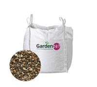 Garden247 10-25mm Grey/cream Mottled Pebbles - Premium Aggregate Bulk Bag - 850 Kilos