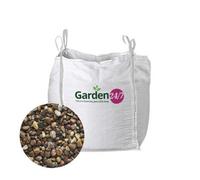 Garden247 20mm Pea Gravel - Natural Stone - Premium Aggregate Bulk Bag - 850 Kilos