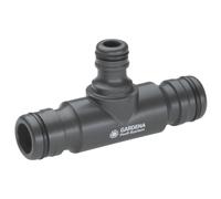 Gardena 02835-20"Profi-System-Maxi-Flow" T-Coupling - Black