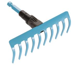 GARDENA 03185-20 Combi system Small Rake 18.5cm 10 Teeth Handy Tool